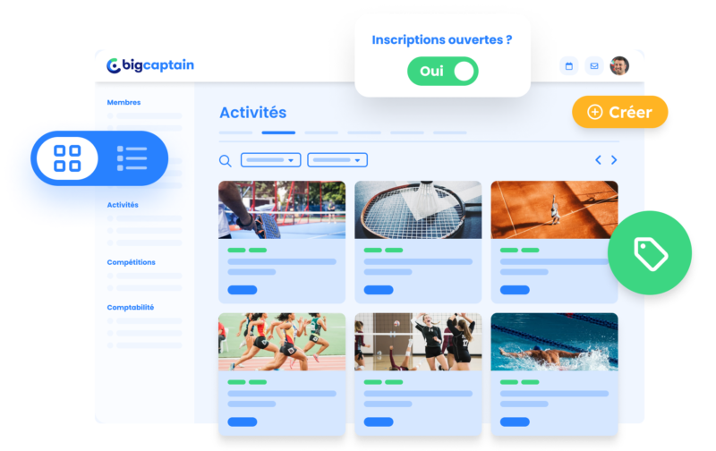Gérez les activités de votre club de sport avec un logiciel tout-en-un.