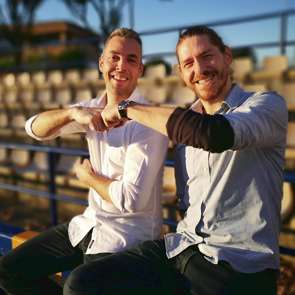 Voici une photo de Bruno Patris et Simon Arickx, les fondateurs de BigCaptain.