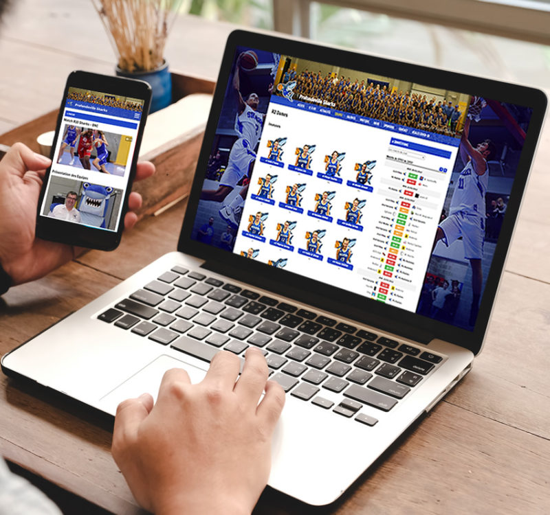 Gérez le site internet de votre club de sport.