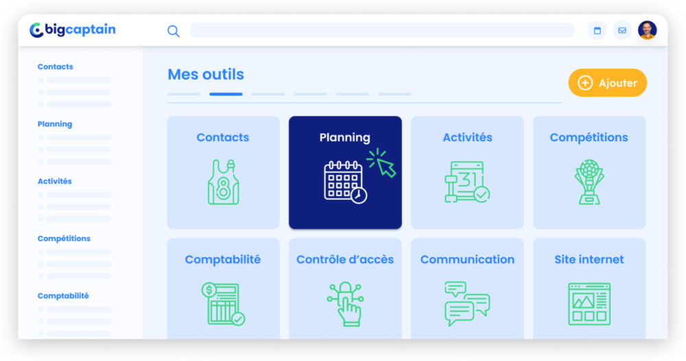 Logiciel de gestion tout-en-un pour organisations sportives