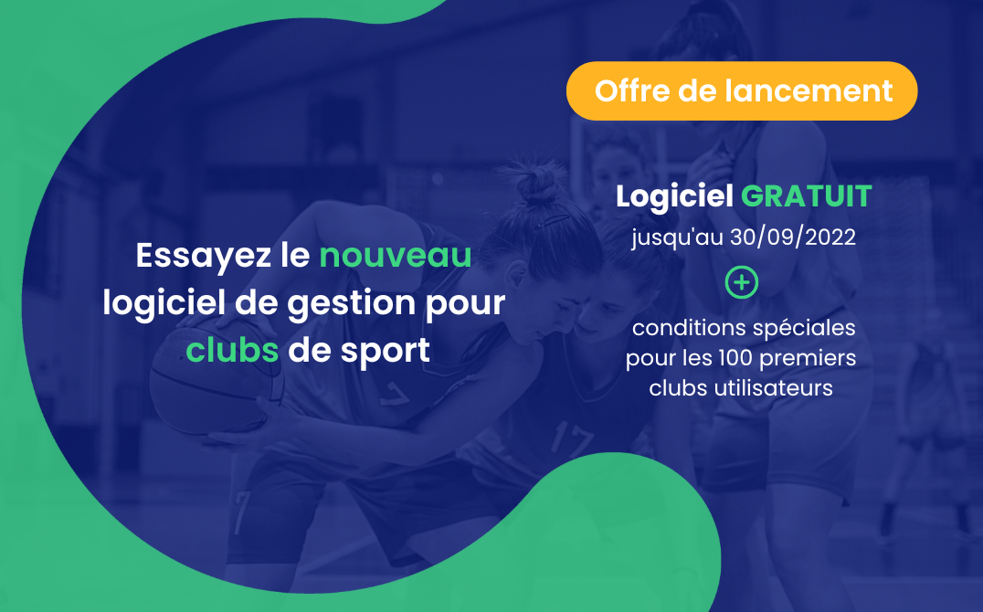 Profitez de notre offre de lancement pour les clubs de sport.