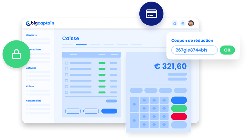Connectez votre caisse à un logiciel de gestion tout-en-un.